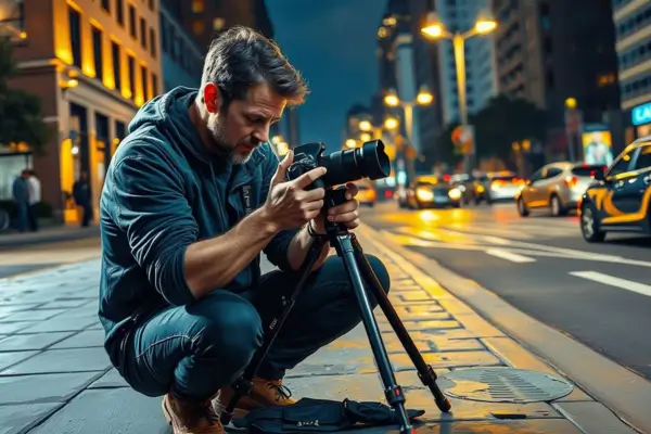 Como Escolher Tripés Compactos e Estáveis para Sessões de Macrofotografia Noturna em Calçadas Irregulares da Cidade