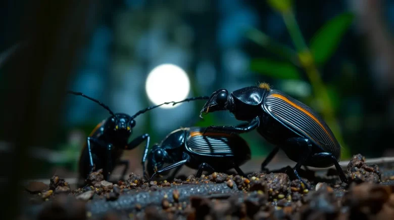 Análise das estrias corporais em besouros noturnos vetores de pólen de florestas urbanas em regiões temperadas