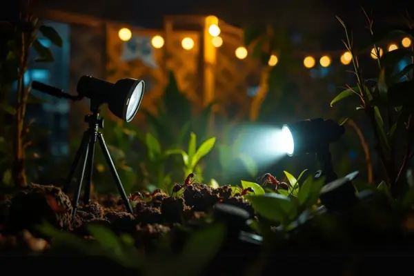 Guias de Montagem de Flash Portátil Adaptado para Microfotografia Noturna de Formigas Cortadeiras em Jardins Urbanos