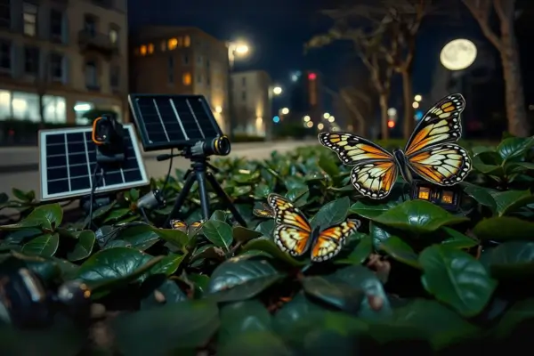 Soluções de Alimentação Solar para Equipamentos de Campo em Expedições Fotográficas Noturnas de Borboletas Camufladas em Áreas Urbanas