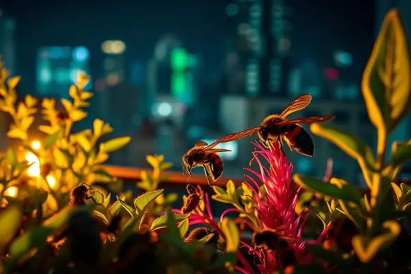 Como o Contraluz Controlado Pode Revelar Silhuetas de Polinizadores Noturnos em Telhados Verdes Urbanos